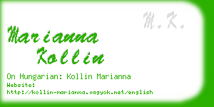 marianna kollin business card